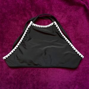 Aerie S Black Adjustable Bikini Top